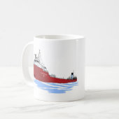 Grote meren, vrachtschip Leon Fraser Koffiemok (Voorkant links)