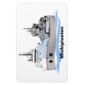 Grote Meren, vrachtschip Michipicoten Magneet (Verticaal)