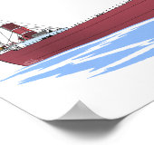 Grote Meren, vrachtschip Sylvania (vroeg) Poster (Hoek)