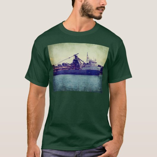 Grote Meren, vrachtschip T-shirt (Voorkant)