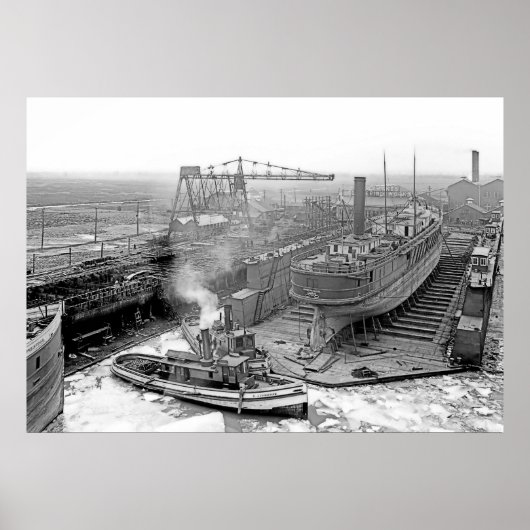 Grote Merentechniek werkt Poster (Voorkant)