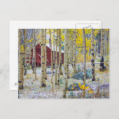 Grote Mesa Solitaire kap in een bos Briefkaart (Voorkant / Achterkant)