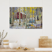 Grote Mesa Solitaire kap in een bos Poster (Keuken)