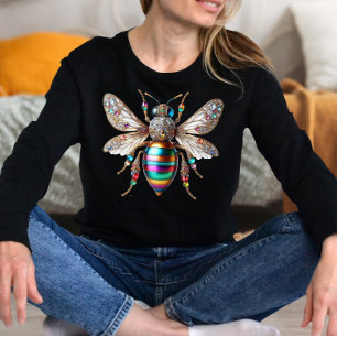 Grote Met Juwelen Bezet Bij T-shirt