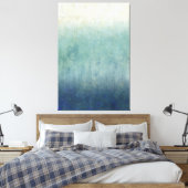 Grote, minimale Abstracte zeebaars Canvas Afdruk (Insitu (Slaapkamer))