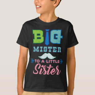 Grote Mister aan een Kleine Zuster Big Brother Gif T-shirt