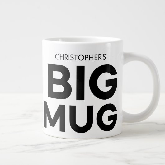 Grote Mok | Enorme Mok | Jumbo Cup | Aangepaste na (Rechts)