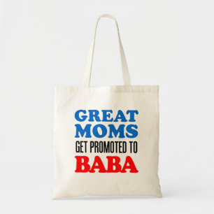 Grote Moms gepromoot op Baba Oekraïnse grootmoeder Tote Bag
