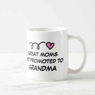 GROTE MOMS WORDEN BEVORDERD TOT GRANDMA-mok Koffiemok