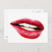 grote mond briefkaart (Voorkant / Achterkant)