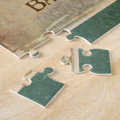 Grote mondbas Vist het Cabin Decor Blue Legpuzzel (Zijkant)