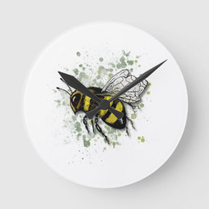 Grote Mooie HommEL, Digitale Tekening Ronde Klok