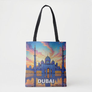Grote Moskee van Dubai VAE Zonsondergang Draagtas