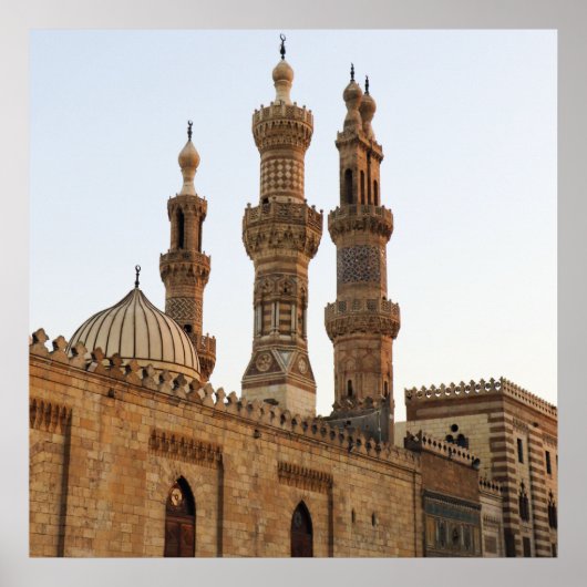 Grote moskee van Muhammad Ali Pasha Poster (Voorkant)