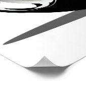 Grote motorfiets Poster (Hoek)