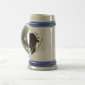 Grote Münsterlander met fazant Bierpul (Voorkant links)