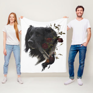 Grote Münsterlander met fazant Fleece Deken