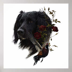 Grote Münsterlander met fazant Poster