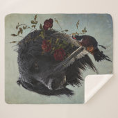 Grote Münsterlander met fazant Sherpa Deken (Voorkant (horizontaal))