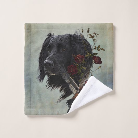 Grote Münsterlander met fazant Washandje (Wasdoekje)