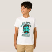Grote Mustache T-shirt (Voorkant volledig)