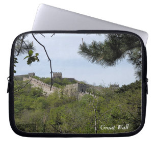 Grote muur - Groen Uitzicht Laptop Sleeve