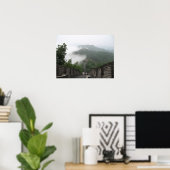 Grote muur - mist 2 poster (Thuiskantoor)