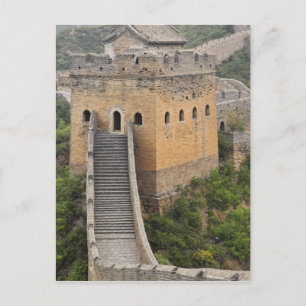 Grote muur van China bij Jinshanling, China, Azië  Briefkaart