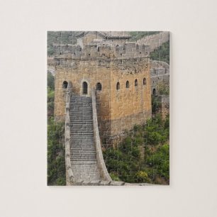 Grote muur van China bij Jinshanling, China, Azië Legpuzzel