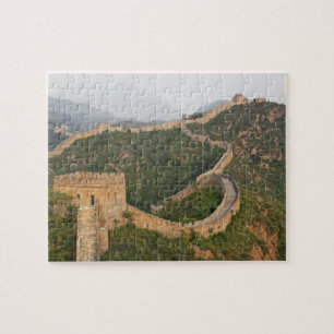 Grote muur van China bij Jinshanling, China, Azië Legpuzzel