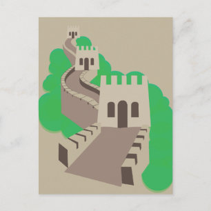 Grote Muur van China Briefkaart
