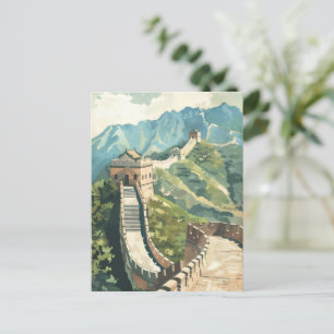 Grote muur van China Briefkaart
