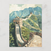 Grote muur van China Briefkaart (Voorkant)