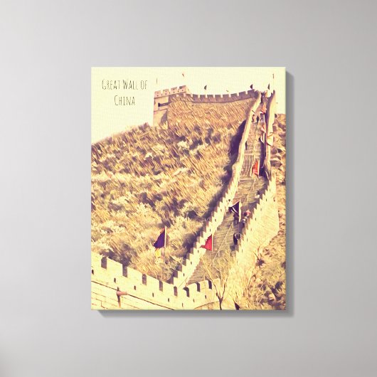 Grote muur van China Canvas Afdruk (Voorkant)