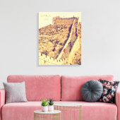 Grote muur van China Canvas Afdruk (Insitu (Woonkamer))
