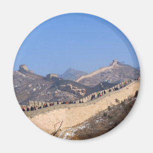 Grote Muur van China in de winter Magneet