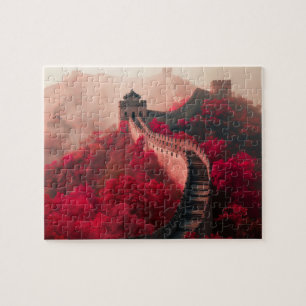 Grote Muur van China in Herfst Jigsaw Puzzel
