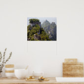 Grote muur van China, JianKou onherstelde sectie. Poster (Keuken)