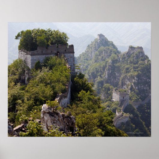 Grote muur van China, JianKou onherstelde sectie. Poster (Voorkant)
