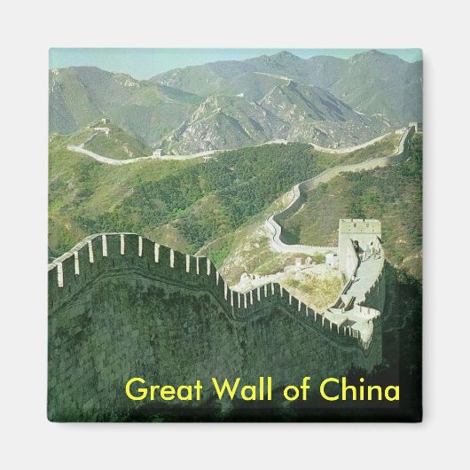Grote muur van China Magneet (Voorkant)