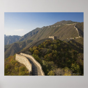 Grote muur van China op Mutianyu 2 Poster