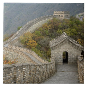 Grote muur van China op Mutianyu Tegeltje
