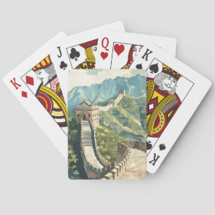 Grote muur van China Pokerkaarten
