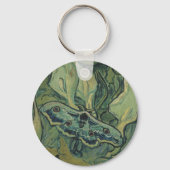 Grote nachtpauwogenvlinder door Vincent van Gogh Sleutelhanger (Voorkant)