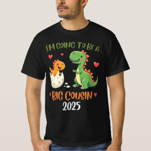 Grote neef Dinosaurus Ik ga neef Baby Rex zijn T-shirt