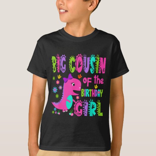 Grote neef van de jarige saurus rex t-shirt (Voorkant)