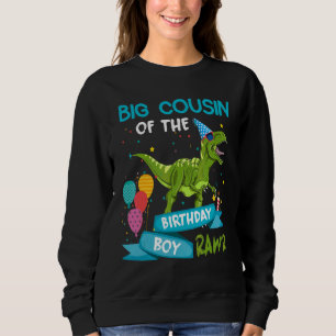 Grote neef van de verjaardagsjongen Rawr Rex Dinos Trui