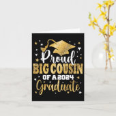 Grote neef van een 2024 Afstuderen CL senior Afstu Kaart (Gele Bloem)