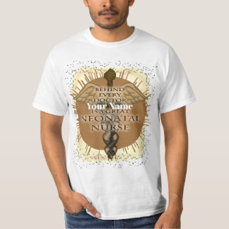 Grote neonatale verpleegster t-shirt