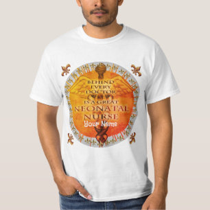Grote neonatale verpleegster t-shirt